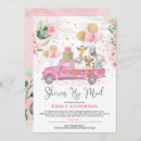 Recherche de girly baby shower fille invitations Safari