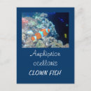 Recherche de poisson cartes postales Blanc