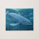 Recherche de baleine bleue puzzles Mer