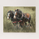 Recherche de cheval de clydesdale puzzles Clydesdales