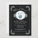 Recherche de élégant de répétition dîner invitations Noir