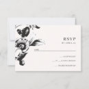 Recherche de design botanique noir invitations Couple