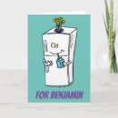 Recherche de réfrigérateur vœux cartes Drôle