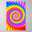 Recherche de motif en spirale posters Abstrait