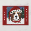 Recherche de noël beagle cartes postales Amoureux de beagle