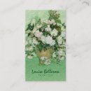 Recherche de peinture de fleurs cartes visite Fleuriste