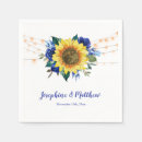 Recherche de sunflower mariage serviettes Floral