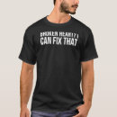 Recherche de coeur réparé tshirts Qui