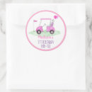 Recherche de golf autocollants Voiturette