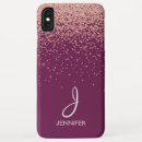 Recherche de confettis iphone coques Monogramme