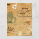 Recherche de vieux vélos cartes postales Vintage