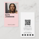Recherche de soins de la peau cartes visite Code qr