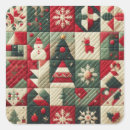 Recherche de noël antique autocollants Rouge