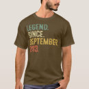 Recherche de september birthday tshirts Vintage