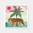 Recherche de tigre serviettes Fleurs tropicales