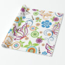 Recherche de papillon papier cadeau Blanc