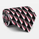 Recherche de rouge et blanc cravates Géométrique