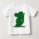 Recherche de crocodile bébé tshirts Vert