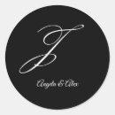 Recherche de lettrage élégant autocollants Blanc