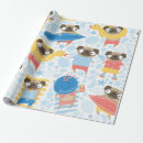 Recherche de carlins mignons papier cadeau Adorable