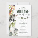 Recherche de feuille tropical invitations Girafe