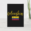 Recherche de drapeau de la colombie vœux cartes Voyage