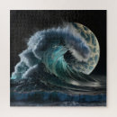 Recherche de lumière de lune puzzles Océan