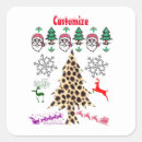 Recherche de arbre heureux autocollants Père noël