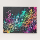 Recherche de musique notes puzzles Moderne