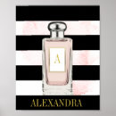 Recherche de bouteille de parfum posters Rose