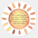 Recherche de lumière du soleil autocollants Aquarelle