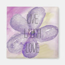 Recherche de jaune et pourpre magnets Aquarelle