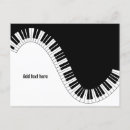 Recherche de clavier piano cartes postales Ondulé