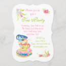 Recherche de tasse de thé invitations Partie