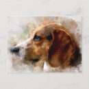Recherche de beagle chien chasse aquarelle