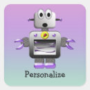 Recherche de robots mignons autocollants Cool