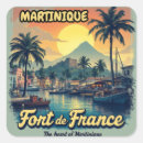 Recherche de martinique autocollants Vintage