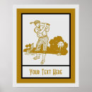 Recherche de golf player posters Vintage