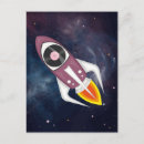 Recherche de roquet cartes postales Fusée