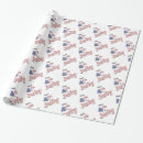 Recherche de ballon rouge papier cadeau Drapeau américain