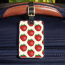 Recherche de fraises rouges bagages étiquettes Baies