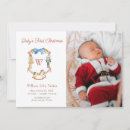 Recherche de noël faire part naissance Monogramme