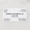 Recherche de automatique cartes visite Réparation automobile