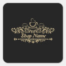 Recherche de logo de boulangerie autocollants Café