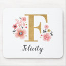 Recherche de initiale tapis souris Tendance