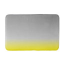 Recherche de jaune et gris tapis de bain Moderne