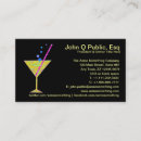 Recherche de heure heureuse cartes visite Cocktail