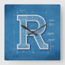 Recherche de lettre r horloges Monogramme