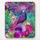 Recherche de paons tapis souris Fleurs