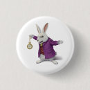 Recherche de le lapin blanc badges Le pays des merveilles